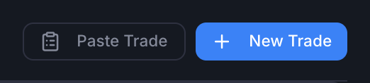 New Trade and Paste Trade buttons